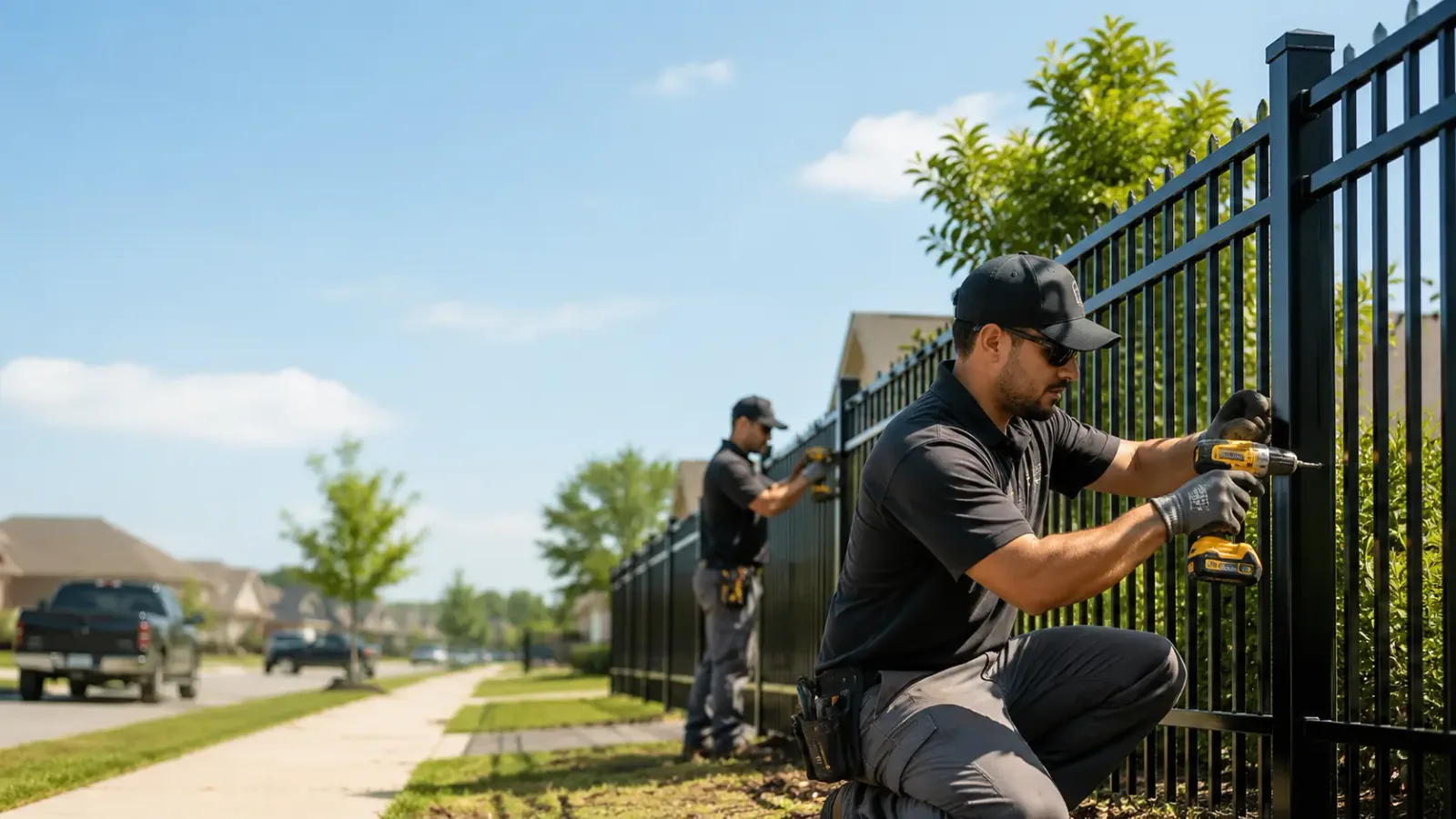 Metal Fence Installation in Oakhurst, TX